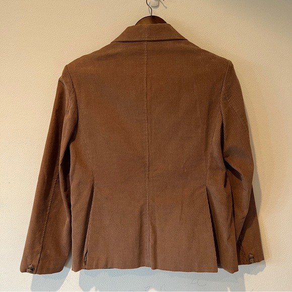 Vintage 80s Silver Unicorn Corduroy Lined Blazer - Picture 10 of 10